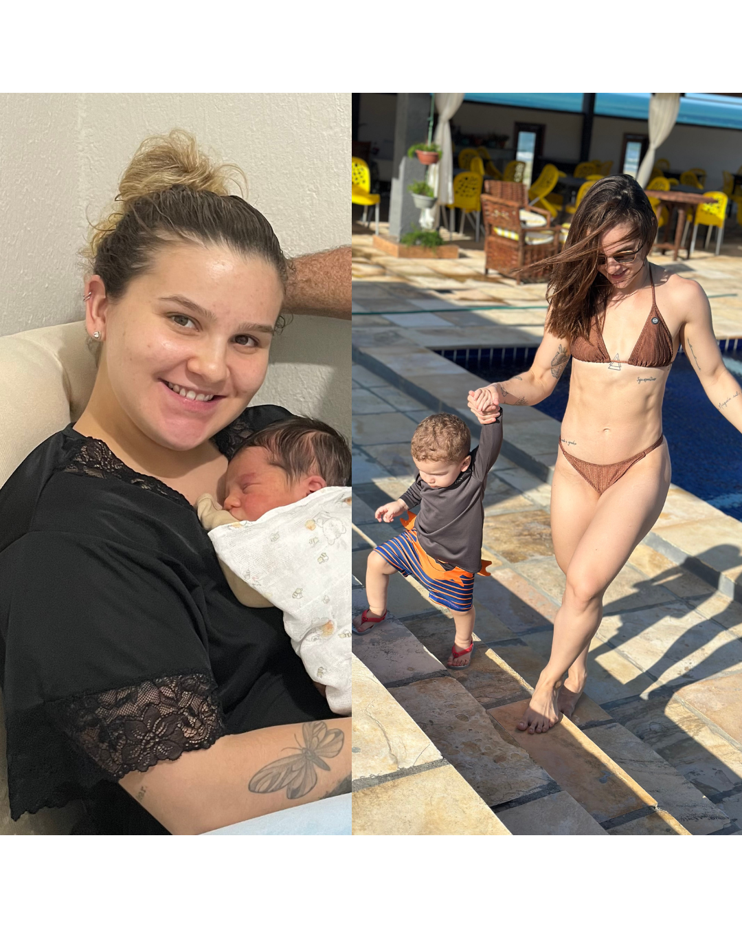 Antes e depois Myrnna Gurgel